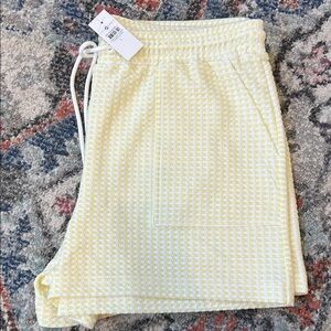 Lou and Grey Gingham Jacquard Shorts